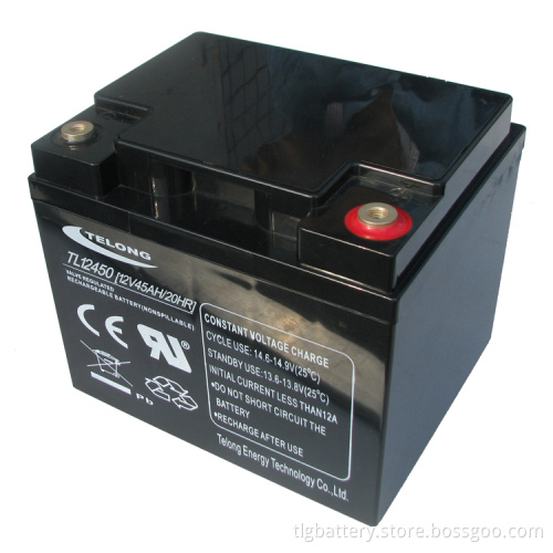 12V 45ah Lead Acid Battery for Solar Power System